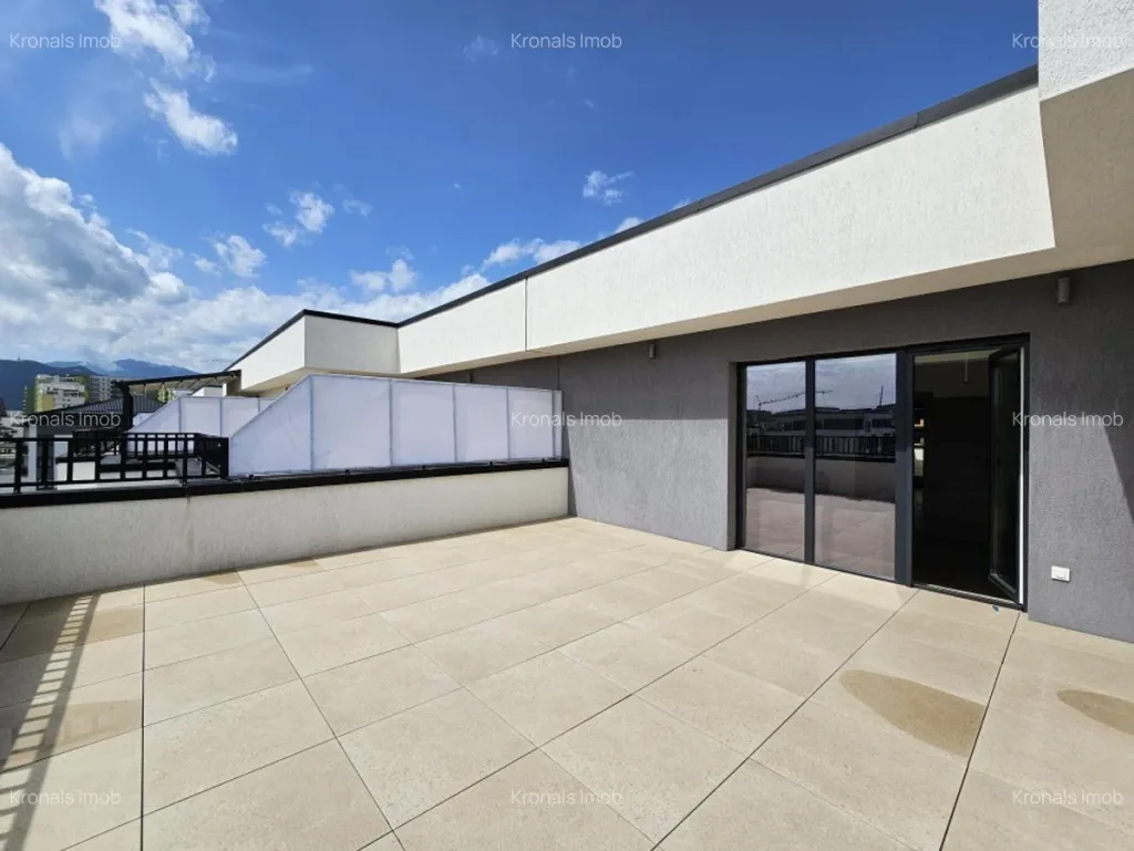 Apartament cu 2 camere, 61mp utili + 45mp terase, Tractorul - pemarket.ro