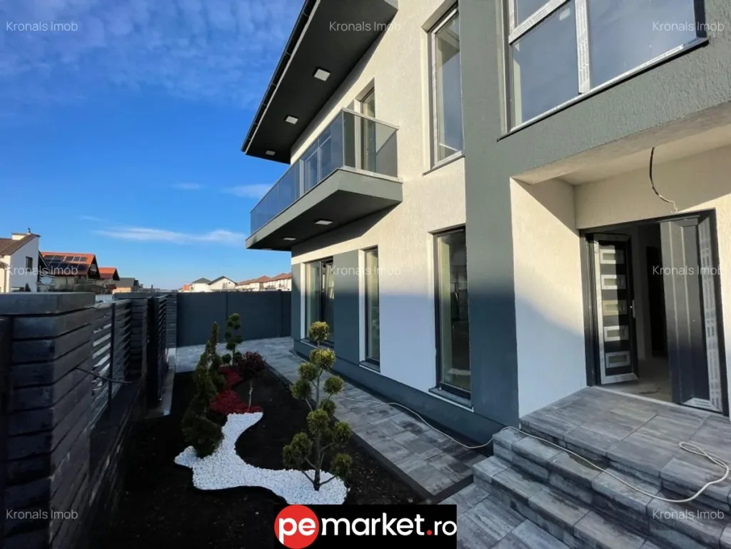 Casă în stil mediteranean – Cartier Primăverii, Ghimbav - pemarket.ro