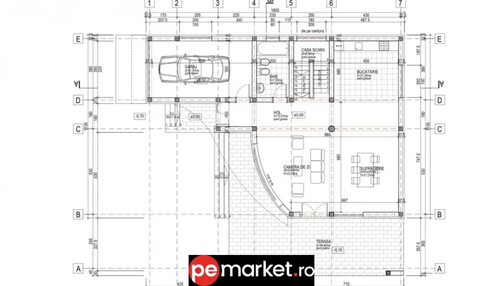 Casă individuală pe teren de 915 mp – Str. Șoimului, Tractorul - pemarket.ro