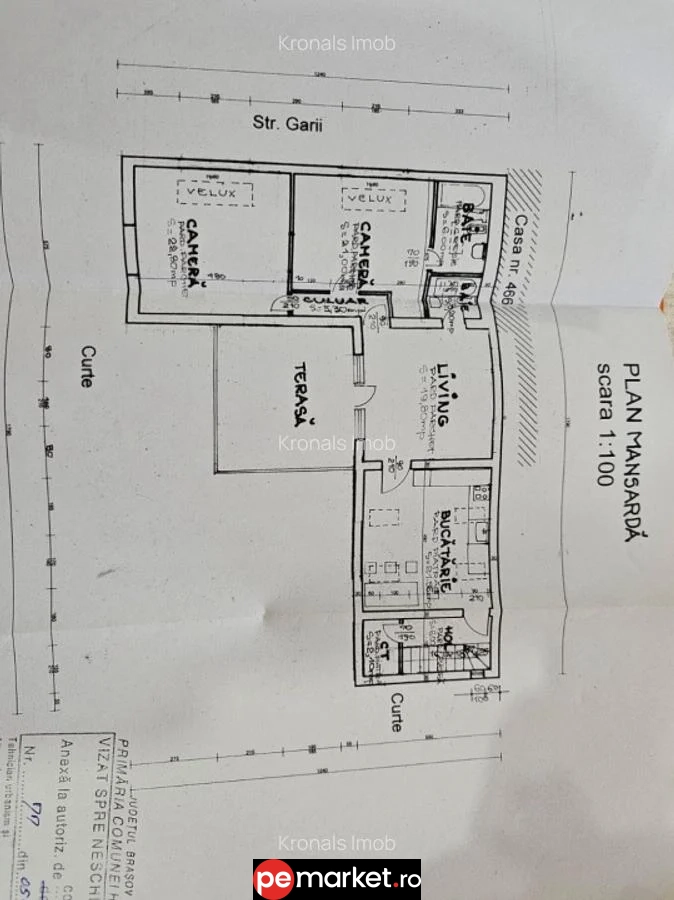 Gospodărie pe teren de peste 1.100 mp – Centru, Hărman - pemarket.ro