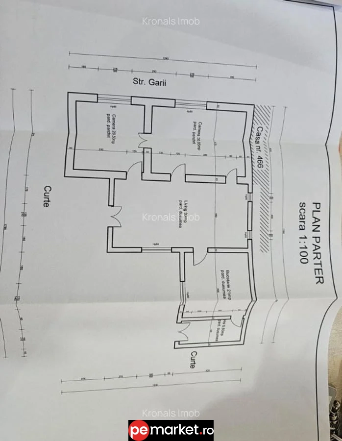 Gospodărie pe teren de peste 1.100 mp – Centru, Hărman - pemarket.ro