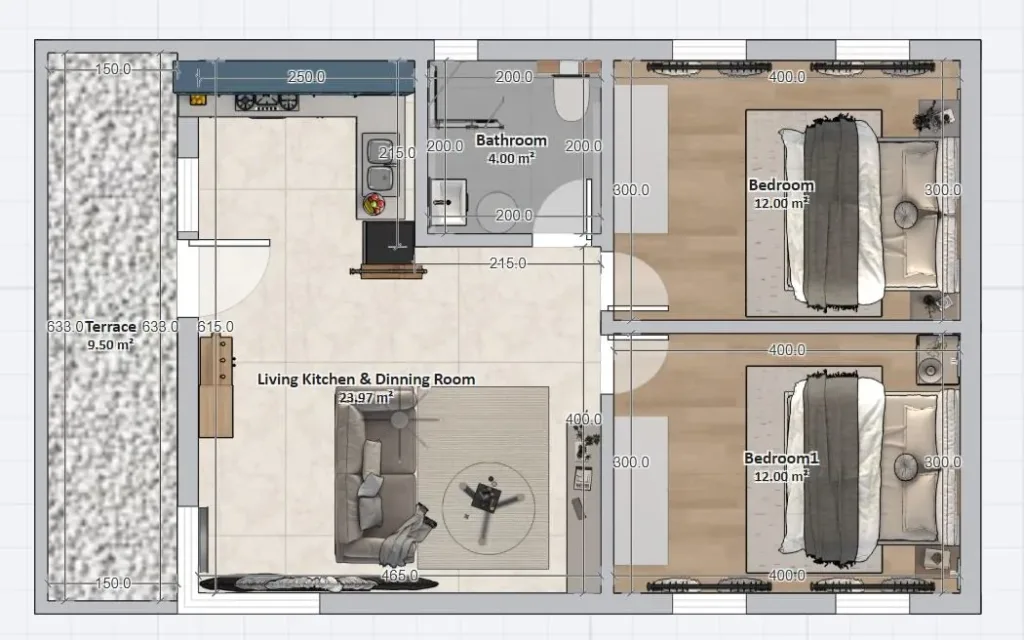 Casă Modernă la Comandă în Sanpetru - pemarket.ro