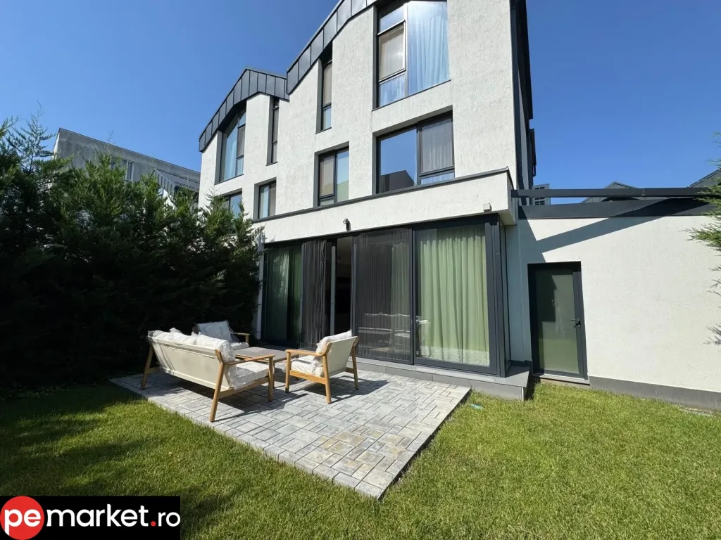 CASA LUX de închiriat Pipera Dragoș Vodă Finisaje premium design modern - pemarket.ro