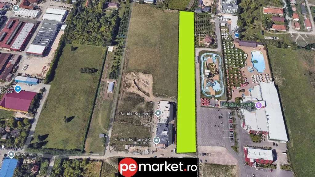 Teren pentru dezvoltare imobiliară – Brașov, Bartolomeu (zona Paradisul Acvatic) - pemarket.ro