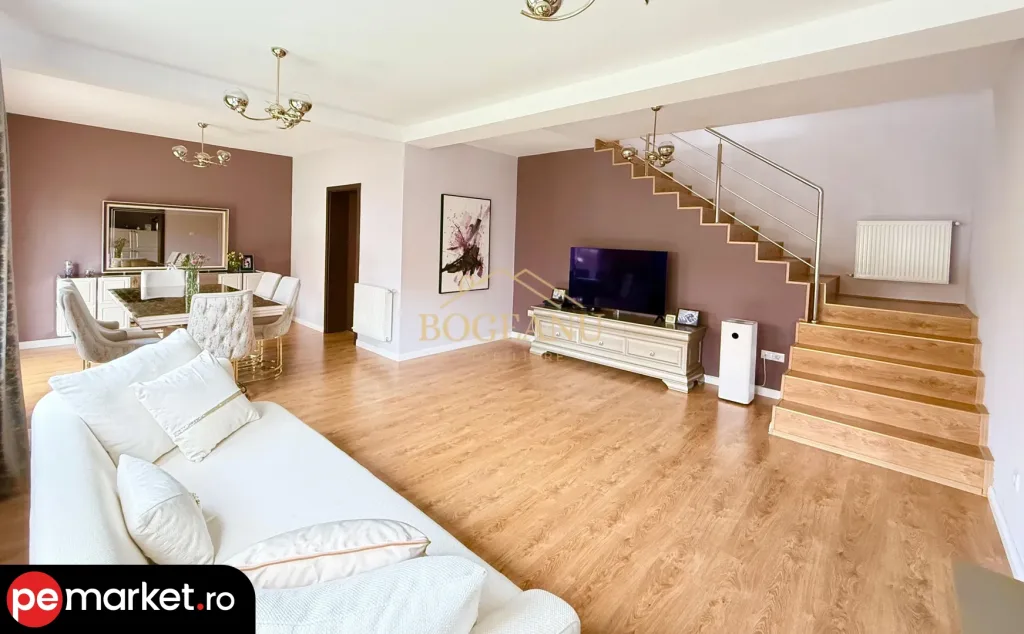 BG121-VILA INDIVIDUALA-MOBILATA UTILATA,GAZON,ASFALT - pemarket.ro