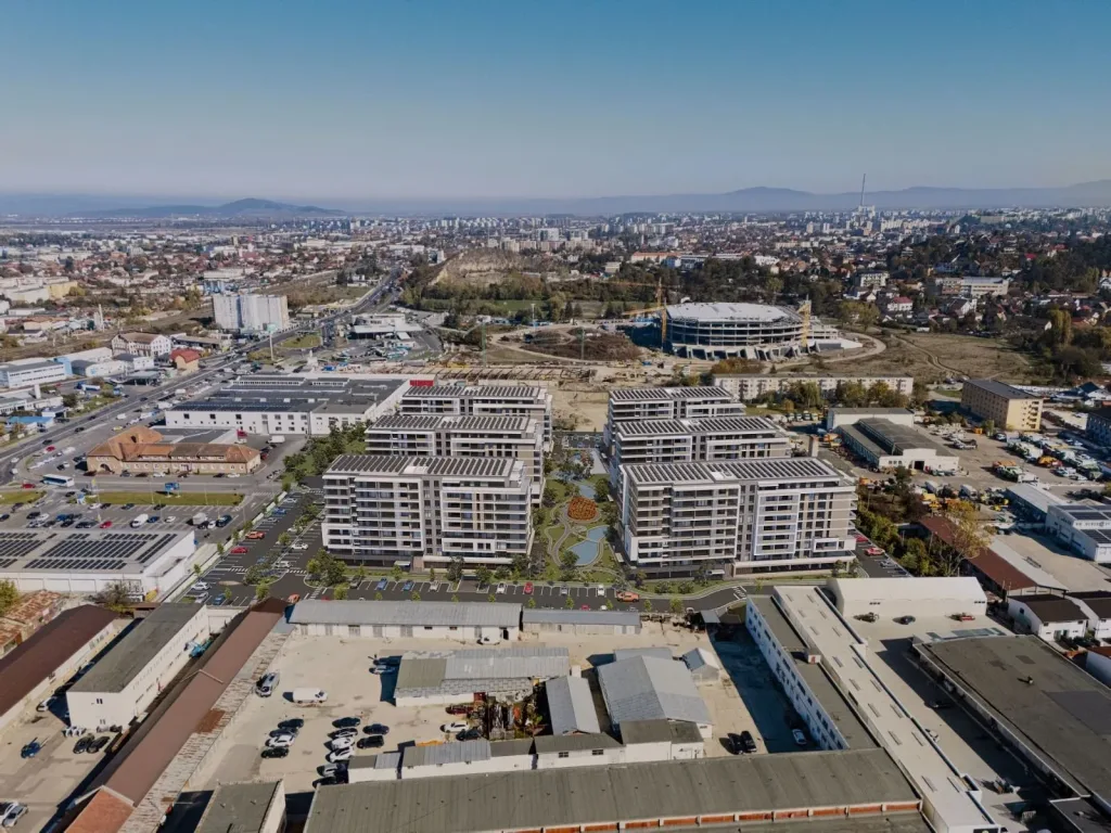 Studiouri Noi de Vânzare în Ansamblul Alpha Distrikt, Bartolomeu, Brașov - pemarket.ro
