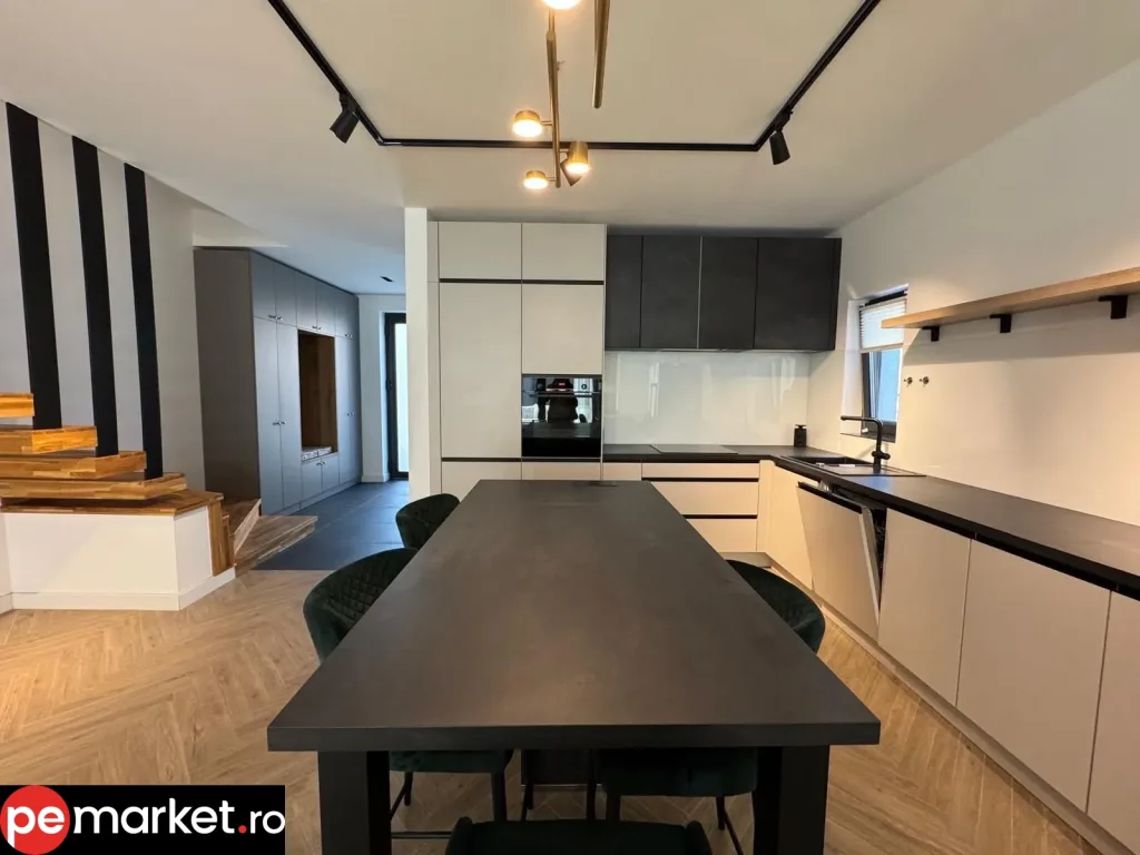 CASA LUX de închiriat Pipera Dragoș Vodă Finisaje premium design modern - pemarket.ro