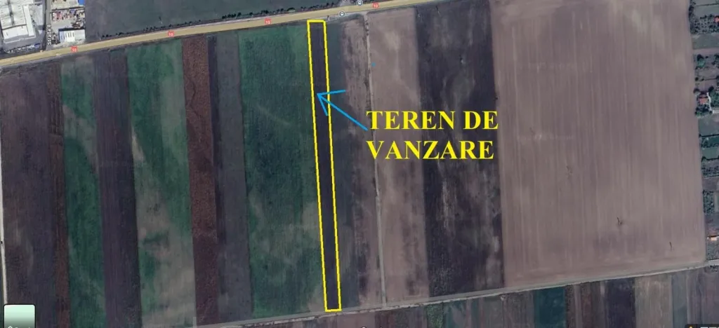 Teren de vânzare – Prejmer, la DN 10 (ieșirea spre Brașov) - pemarket.ro