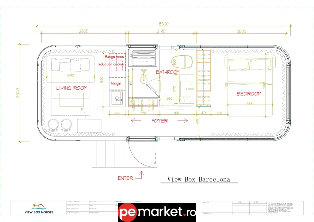 BARCELONA – Casă Capsulă Premium - pemarket.ro