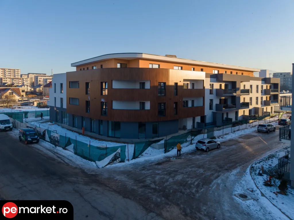 Vânzare apartament 2 camere | Etaj 3 | 58,49 m² utili + terasă 57,84 m² | Brașov - pemarket.ro