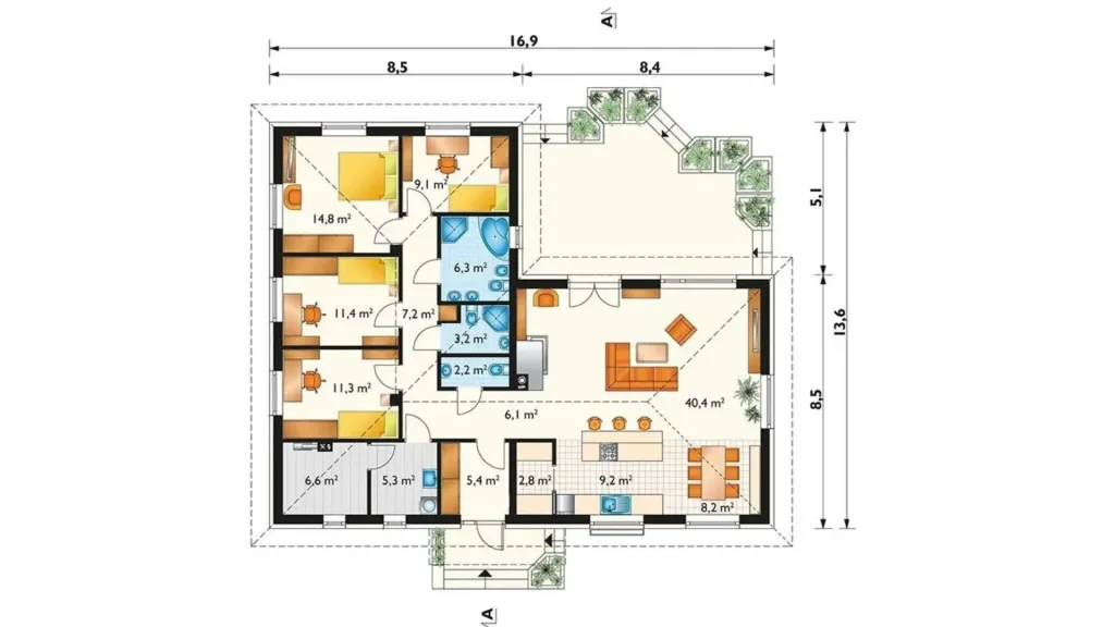 Căsuță tip Budapesta – La intrare în Comuna Sânpetru - pemarket.ro