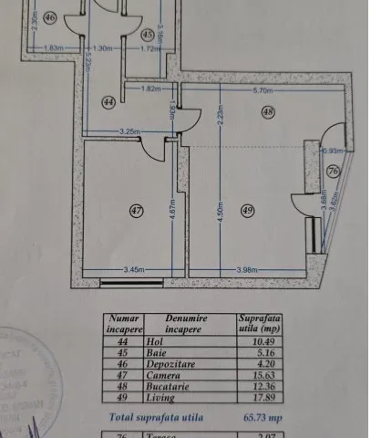 APARTAMENT 2 CAMERE – COMPLET MOBILAT • 66 mp • PARCARE SUBTERANĂ • JANDARMERIEI / Pădurea Băneasa - pemarket.ro