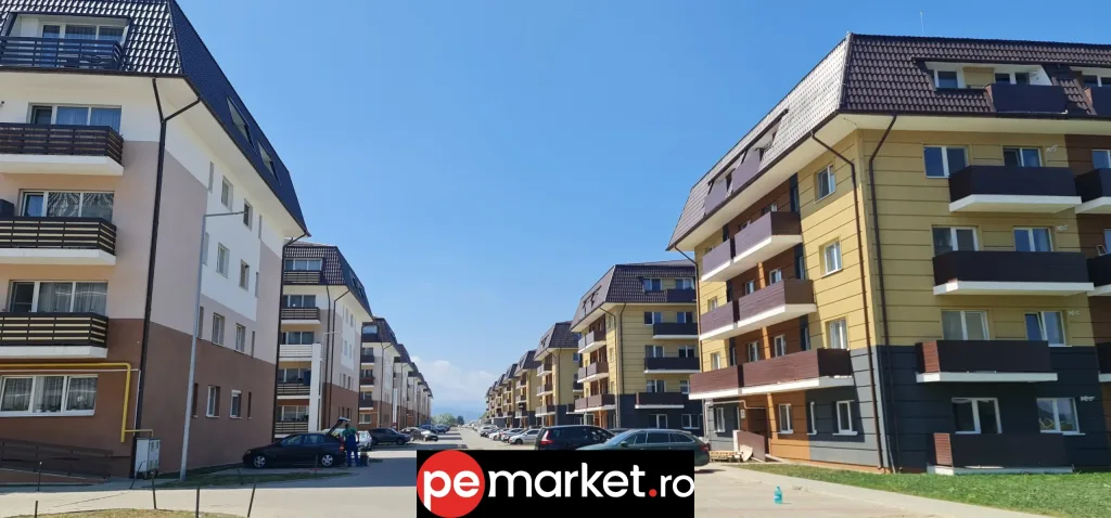 Garsonieră luminoasă cu terasă – Sanpetru Residence, Brașov - pemarket.ro