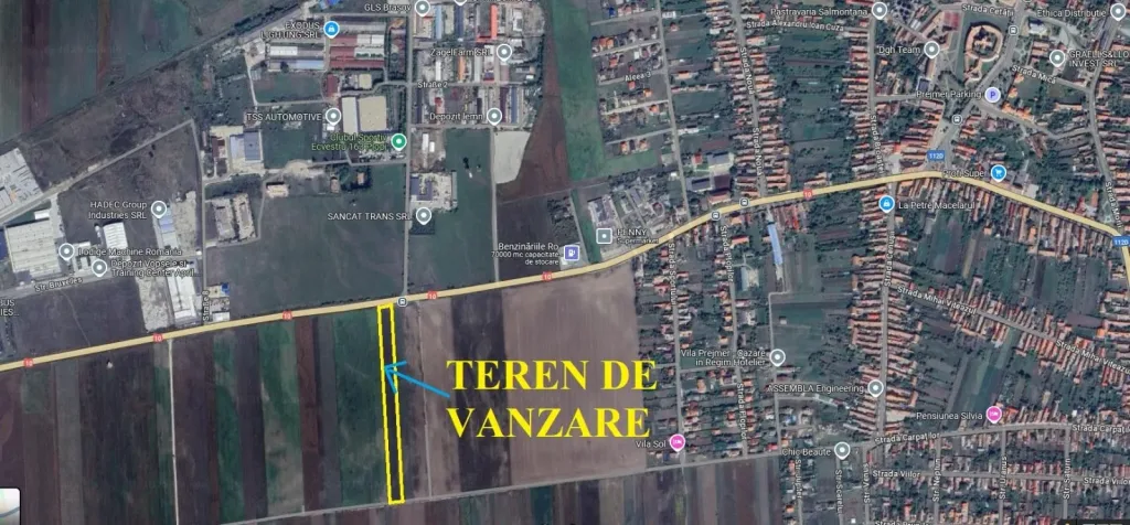 Teren de vânzare – Prejmer, la DN 10 (ieșirea spre Brașov) - pemarket.ro
