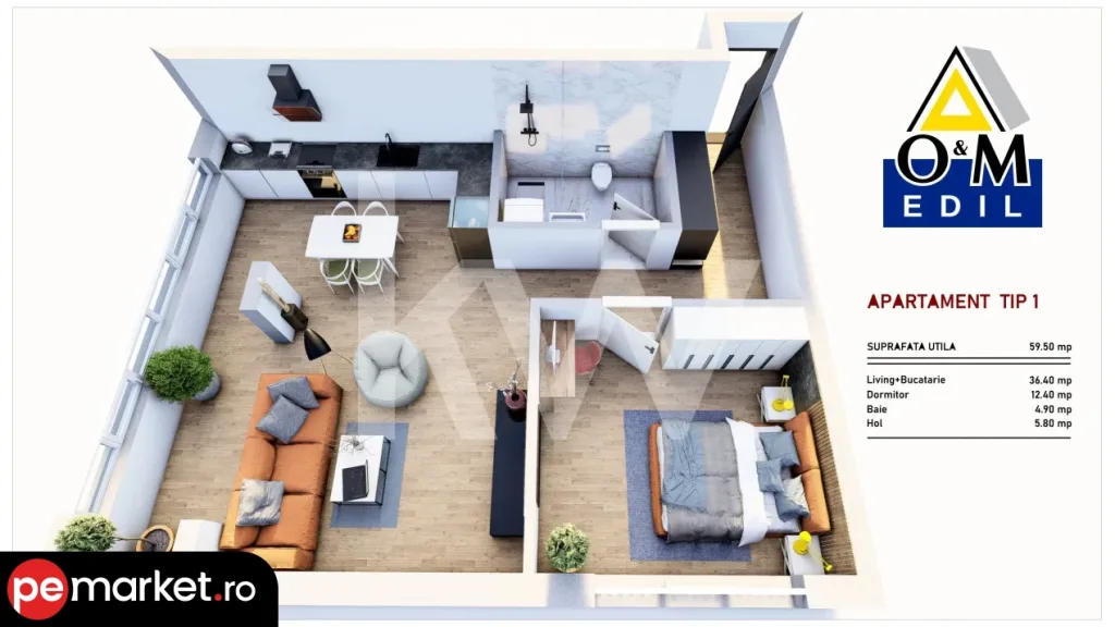 Apartamente noi de vânzare | Bloc intabulat | Codlea – Str. Vulcanului - pemarket.ro